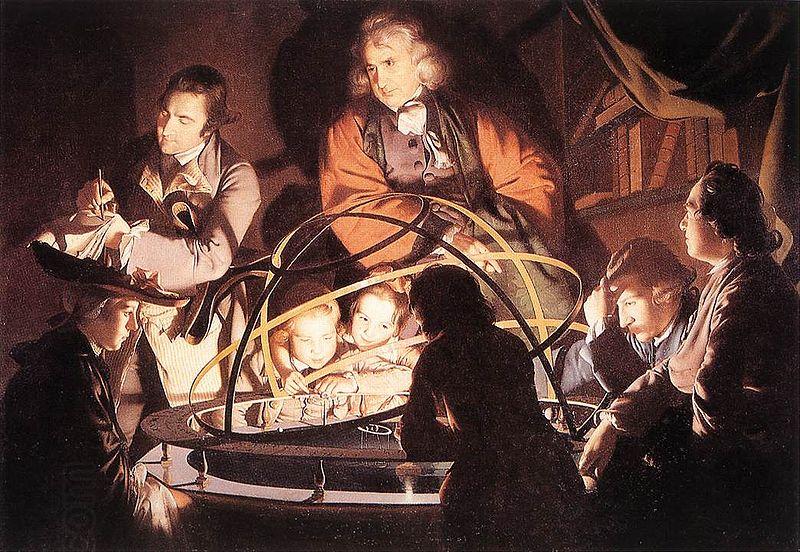 Joseph Wright A Philosopher Lecturing with a Mechanical Planetary oil painting picture